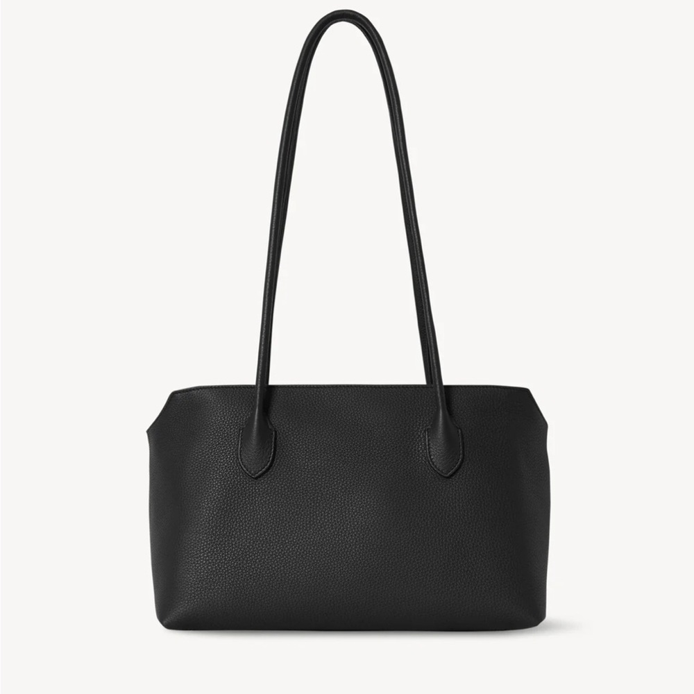 The Row Black Leather Terrasse Bag